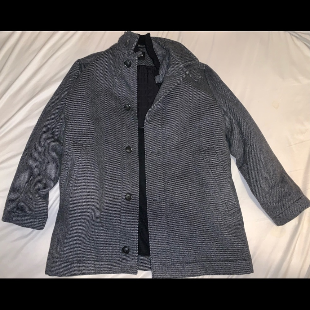 Hugo Boss Cashmere Wool Winter Coat 40R Classic